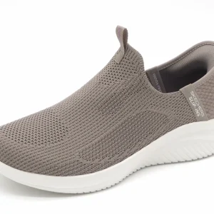 142-19-002 Dames Instappers Sportief Skechers Ultra Flex 3.0-Easy Win 150450 TPE Donkerbeige  (3255)