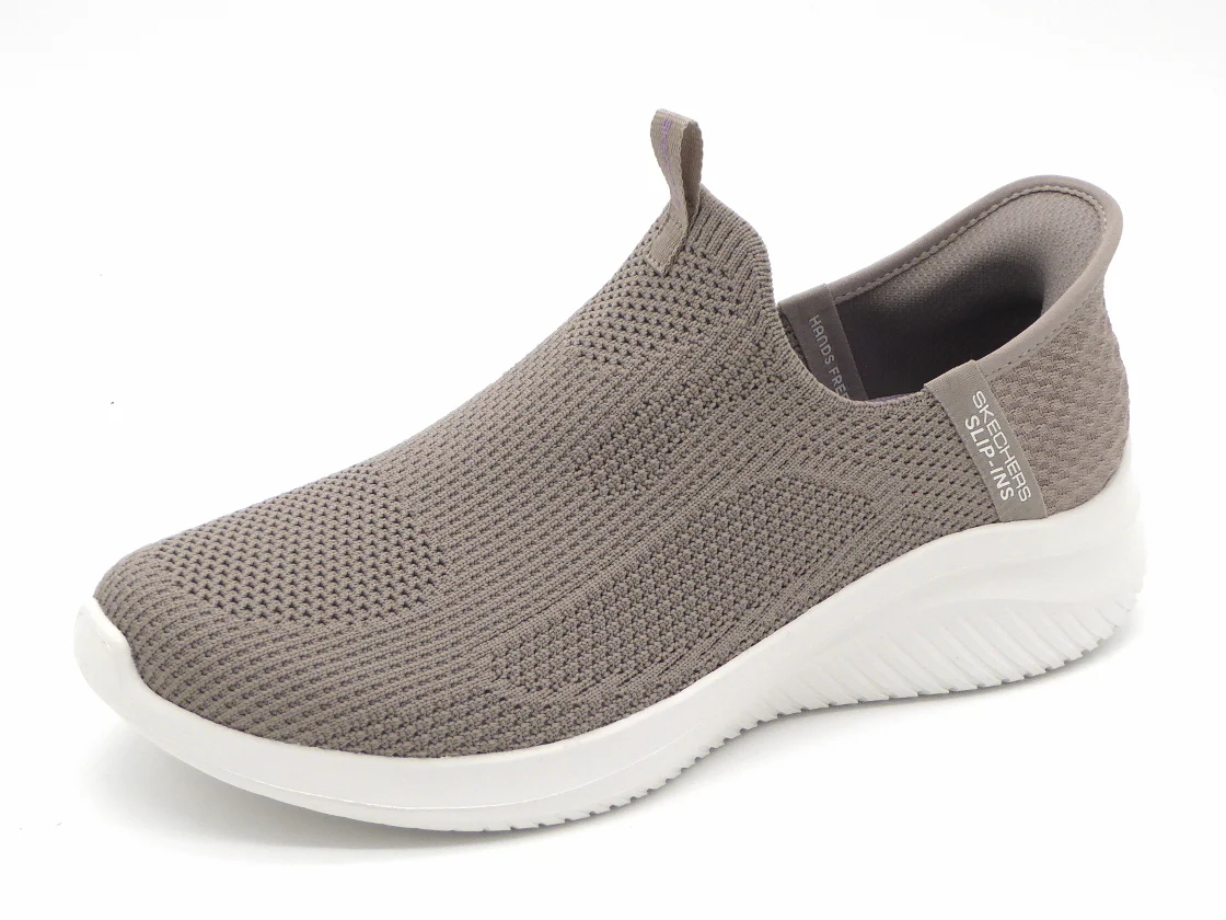 142-19-002 Dames Instappers Sportief Skechers Ultra Flex 3.0-Easy Win 150450 TPE Donkerbeige (3255)