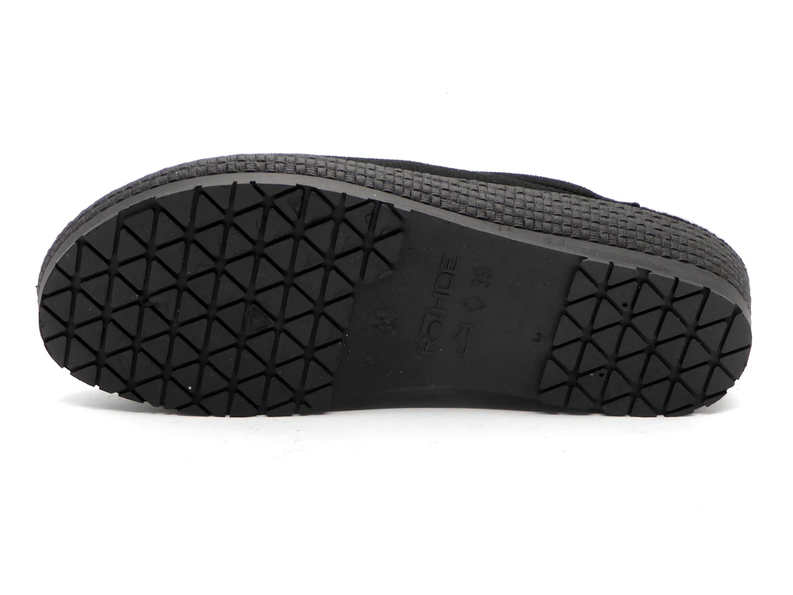 183-99-002 Dames Pantoffel-Muilen Gevoerd Rohde 2291-90 Zwart (1829) - Afbeelding 5