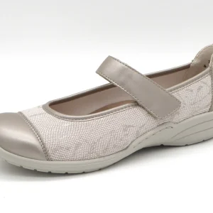 113-11-003 Dames Bandschoenen Mode Remonte R7627-81 Lichtbeige Wijdte H (2946)