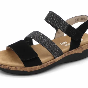 152-99-009 Dames Sandalen Sportief Remonte R6861-02 Zwart  (2963)