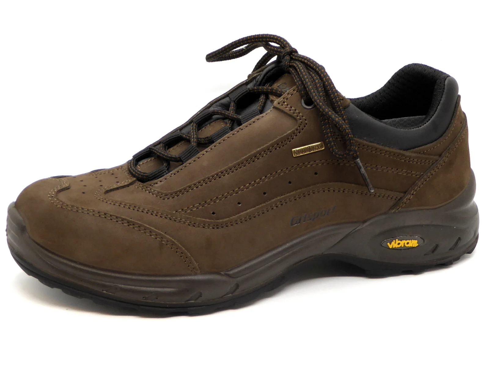 239-29-002 Heren Veterschoenen Wandelschoen Grisport Travel Low 11301-04 Donkerbruin (250) - Afbeelding 2