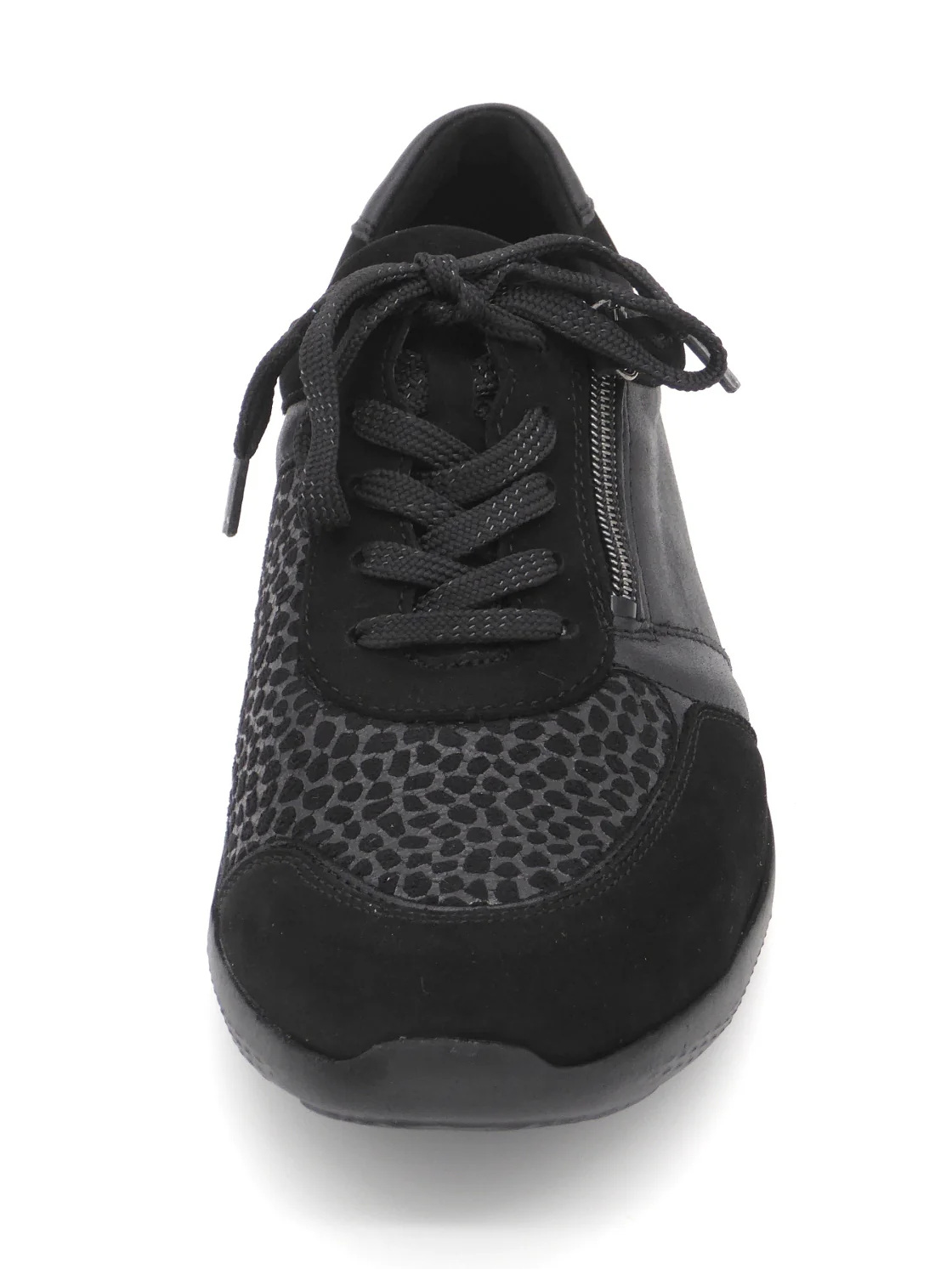 131-99-018 Dames Veterschoenen Comfort Waldlaufer Orthotritt 815M01-312-001 Zwart Wijdte M (3278) - Afbeelding 4