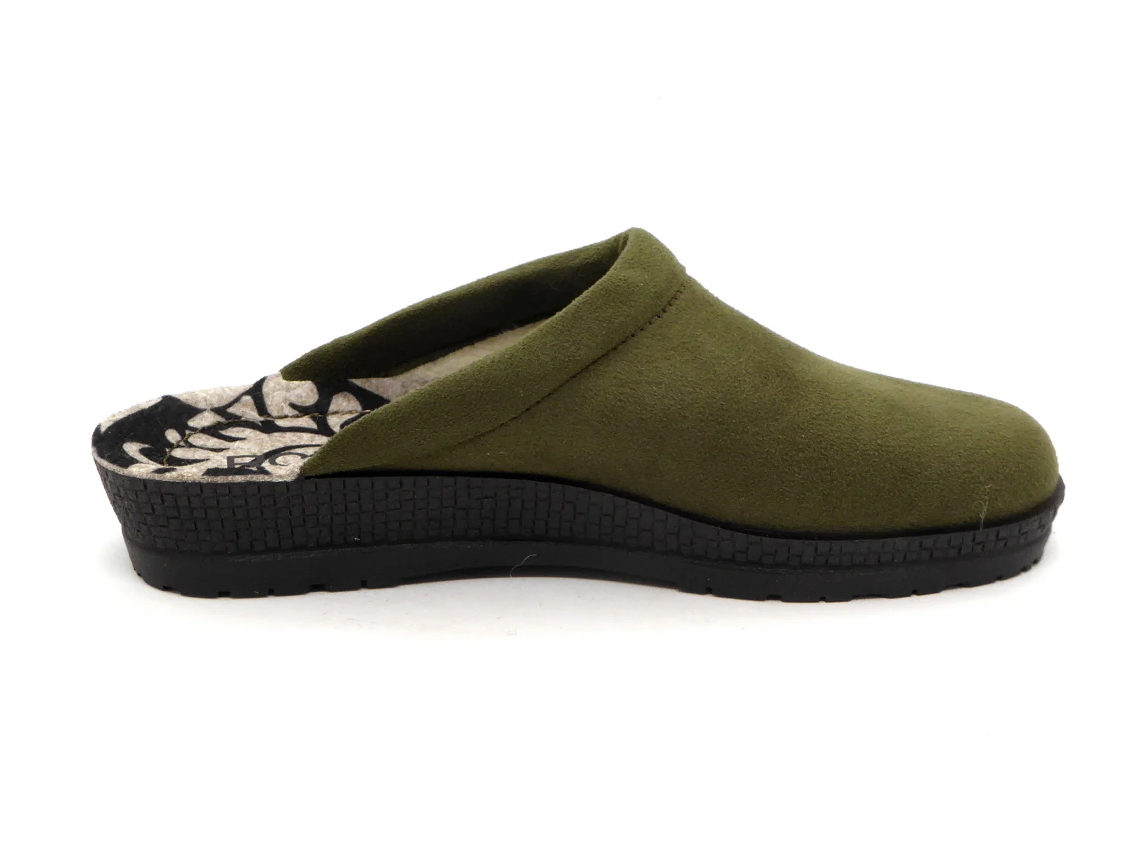 183-69-001 Dames Pantoffel-Muilen Gevoerd Rohde 2291-61 Donkergroen (1280) - Afbeelding 3