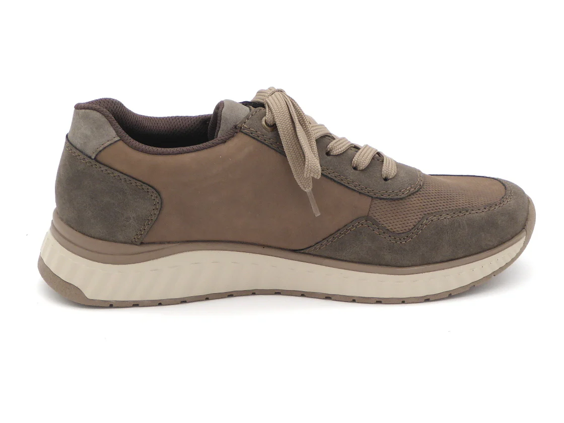 232-19-008 Heren Veterschoenen Sportief Rieker B0601-26 Donkerbeige (2988) - Afbeelding 3