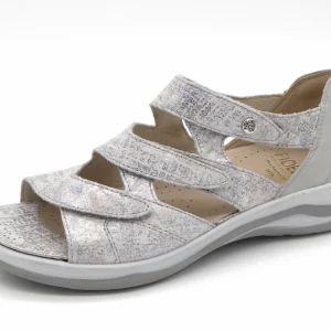 151-81-010 Dames Sandalen Comfort Fidelio 496016-51 Lichtgrijs Wijdte H (3210)