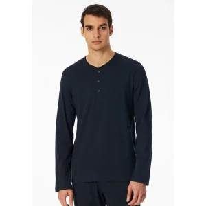 Langarmshirt Knopfleiste 182517