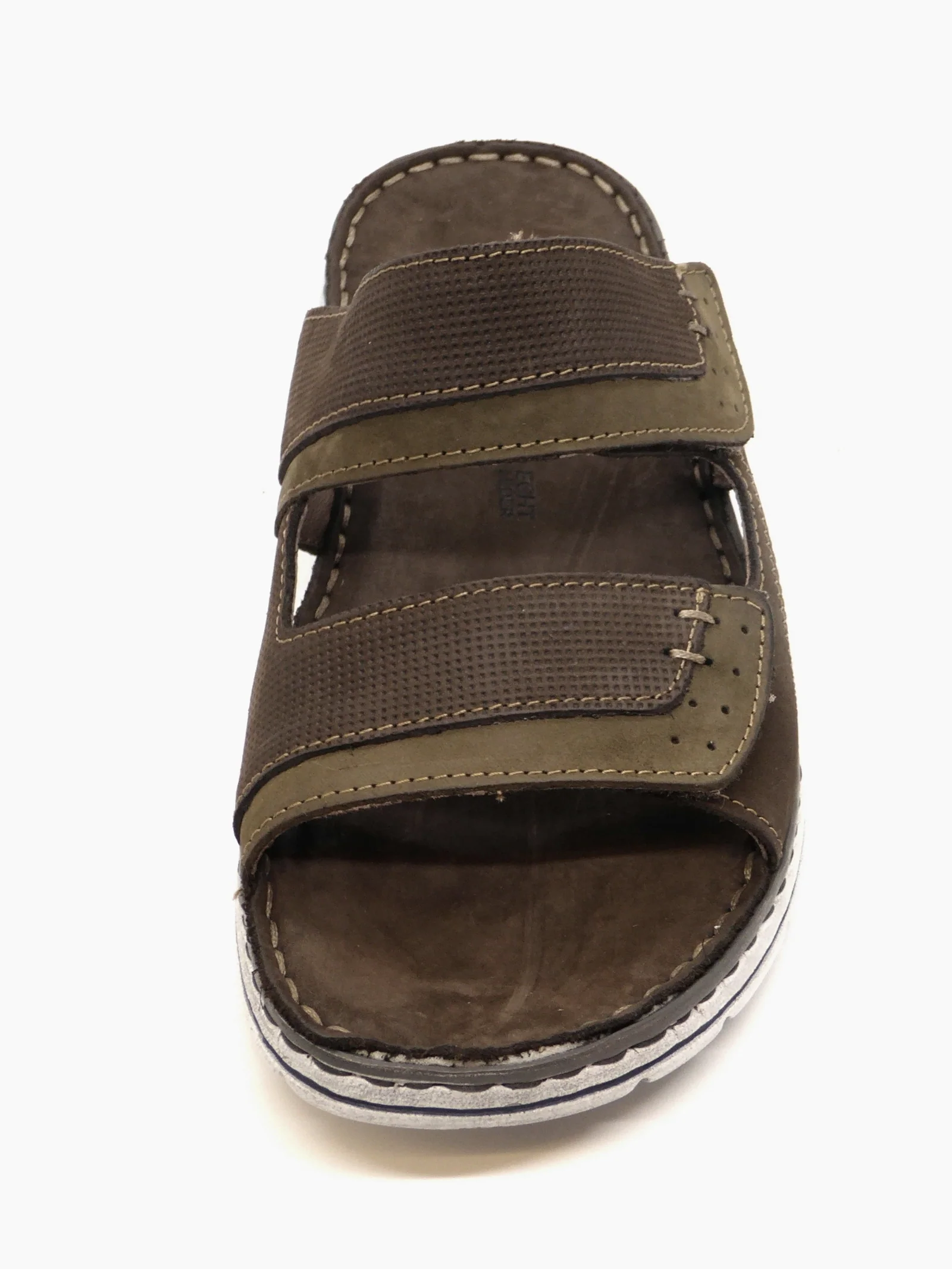 263-69-001 Heren Open Slippers Mode Rohde 5984-61 Donkergroen (2426) - Afbeelding 4