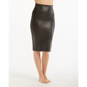 Faux leather pencil skirt SPX20190R