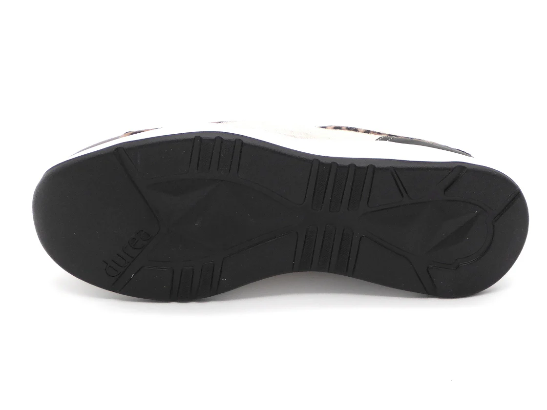 131-19-003 Dames Veterschoenen Comfort Durea 6318-605-2076 Donkerbeige Wijdte H (3517) - Afbeelding 5