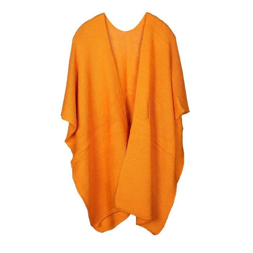 Luxe Gebreide Poncho SH69339 - Afbeelding 7