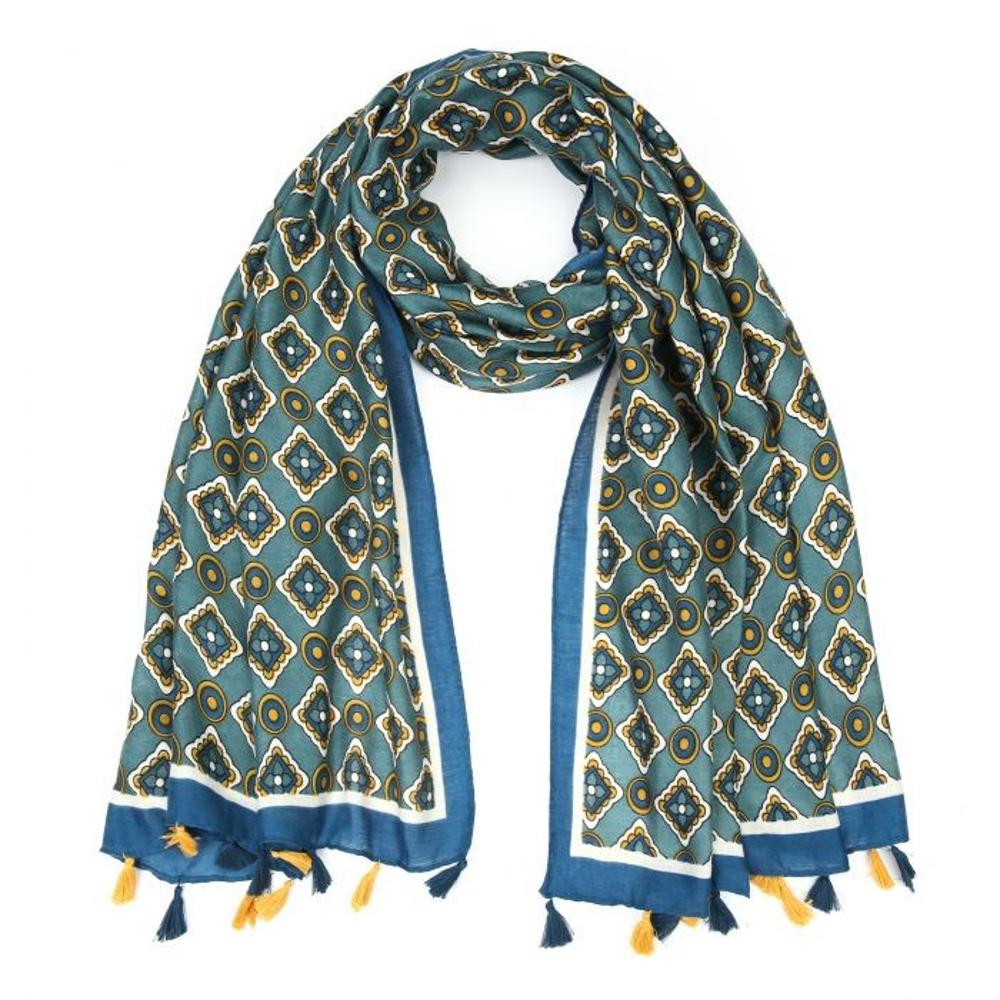 Winter Sjaal met kwastjes SH69246