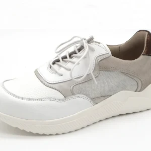 132-09-004 Dames Veterschoenen Sportief Wolky E-Way 0582590-139 Wit Combi (3604)