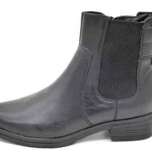 172-99-012 Dames Hoge Schoenen Boot Plat Tamaris 85306-001 Zwart Wijdte H (1736)