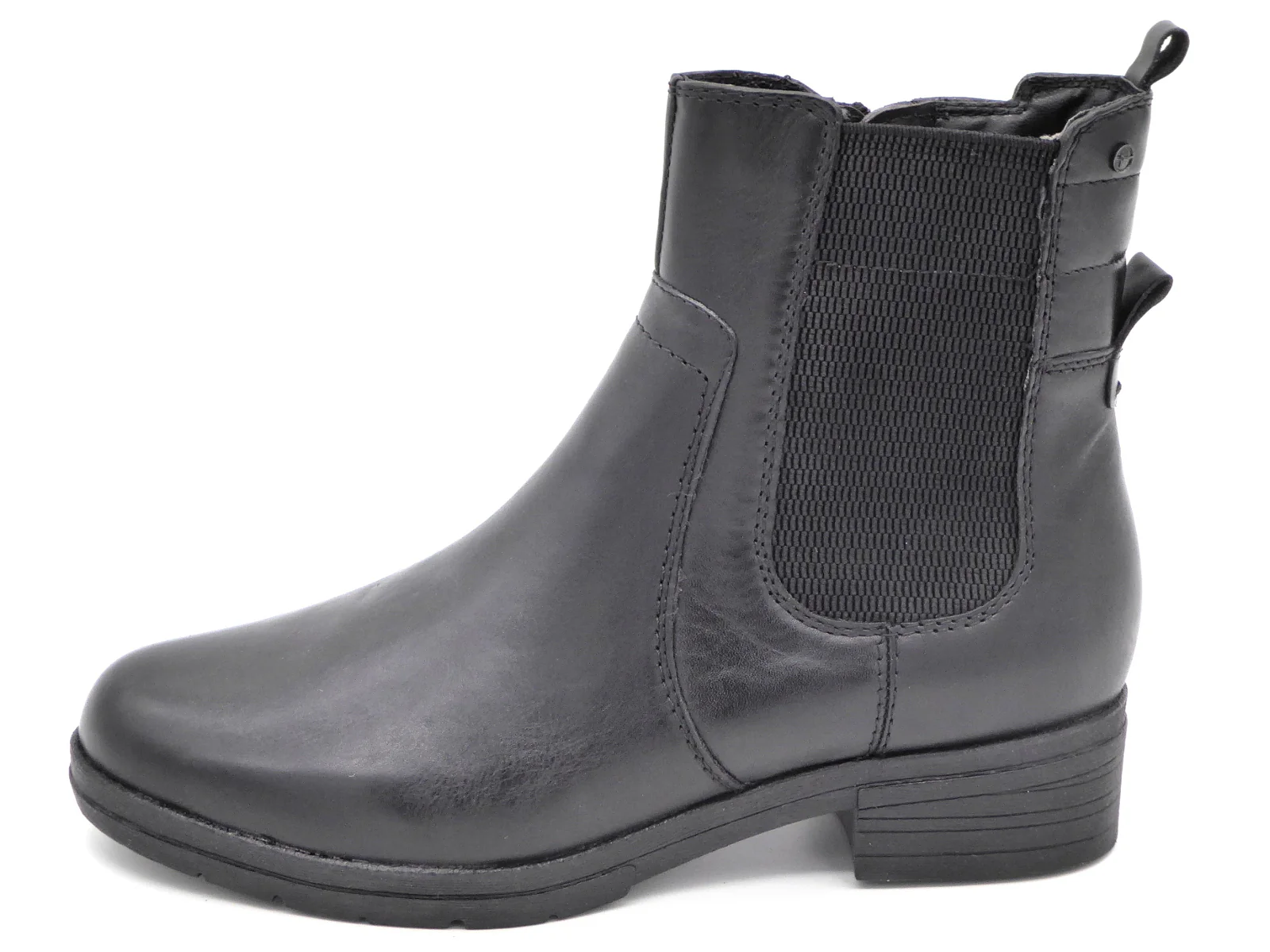 172-99-012 Dames Hoge Schoenen Boot Plat Tamaris 85306-001 Zwart Wijdte H (1736) - Afbeelding 2