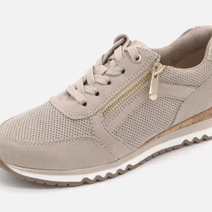 133-15-019 Dames Veterschoenen  Sneaker Marco Tozzi 23781-435 Middenbeige  (1439)