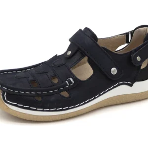 112-79-003 Dames Bandschoenen Sportief Wolky Esperanza 0452836-820 Donkerblauw (3603)