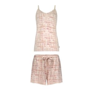 Pyjama set v-neck lace 60464