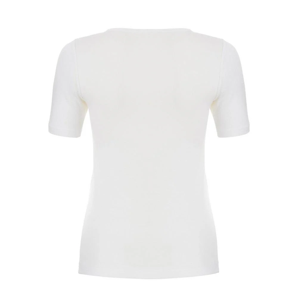 T-shirt round neck lace 60380 - Afbeelding 4