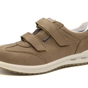222-19-002 Heren Klittenband Schoenen Sportief Grisport Active 43029-05 Donkerbeige  (2463)