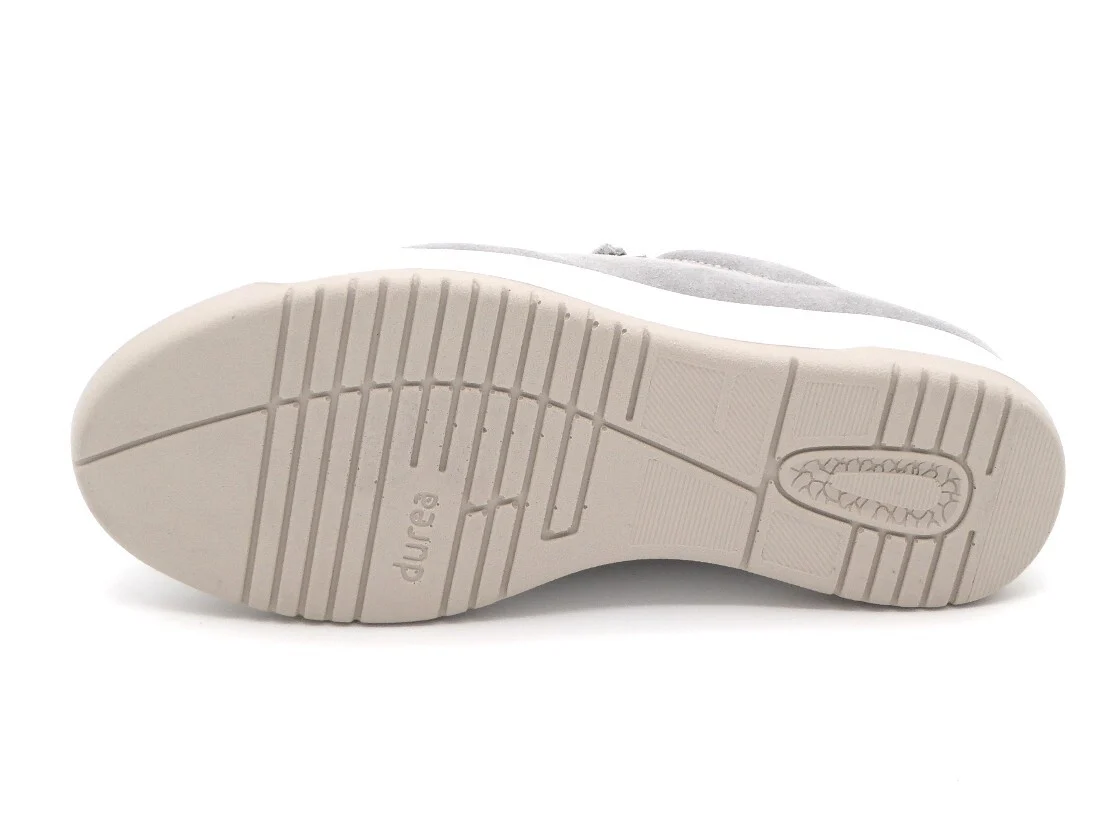 131-85-001 Dames Veterschoenen Comfort Durea 6291-688-1612 Middengrijs Wijdte K (3513) - Afbeelding 5