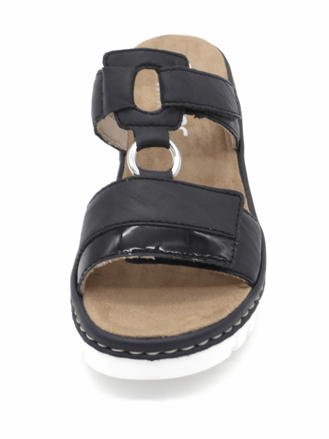 163-79-002 Dames Open Slippers Mode Rieker V1396-14 Donkerblauw (2981) - Afbeelding 4