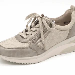 133-15-021 Dames Veterschoenen  Sneaker Remonte D2401-61 Middenbeige Wijdte G (2951)