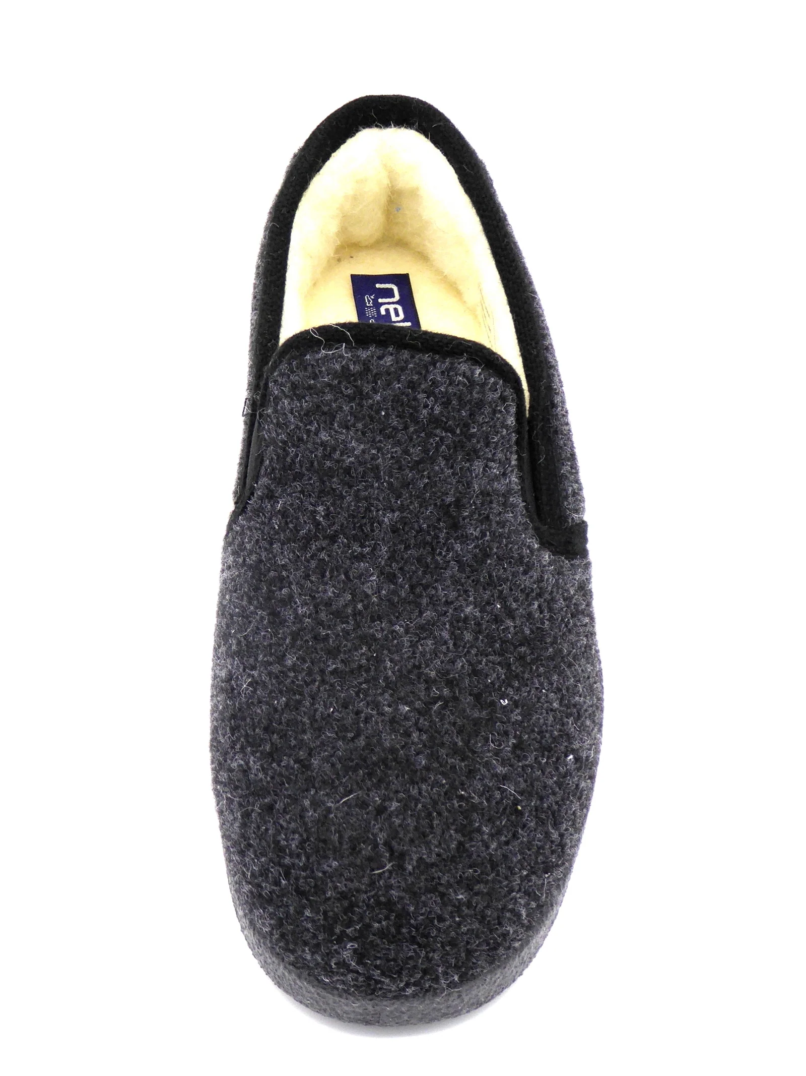 293-89-001 Heren Pantoffel-Gesloten Gevoerd Neles 204-L Donkergrijs (1981) - Afbeelding 4