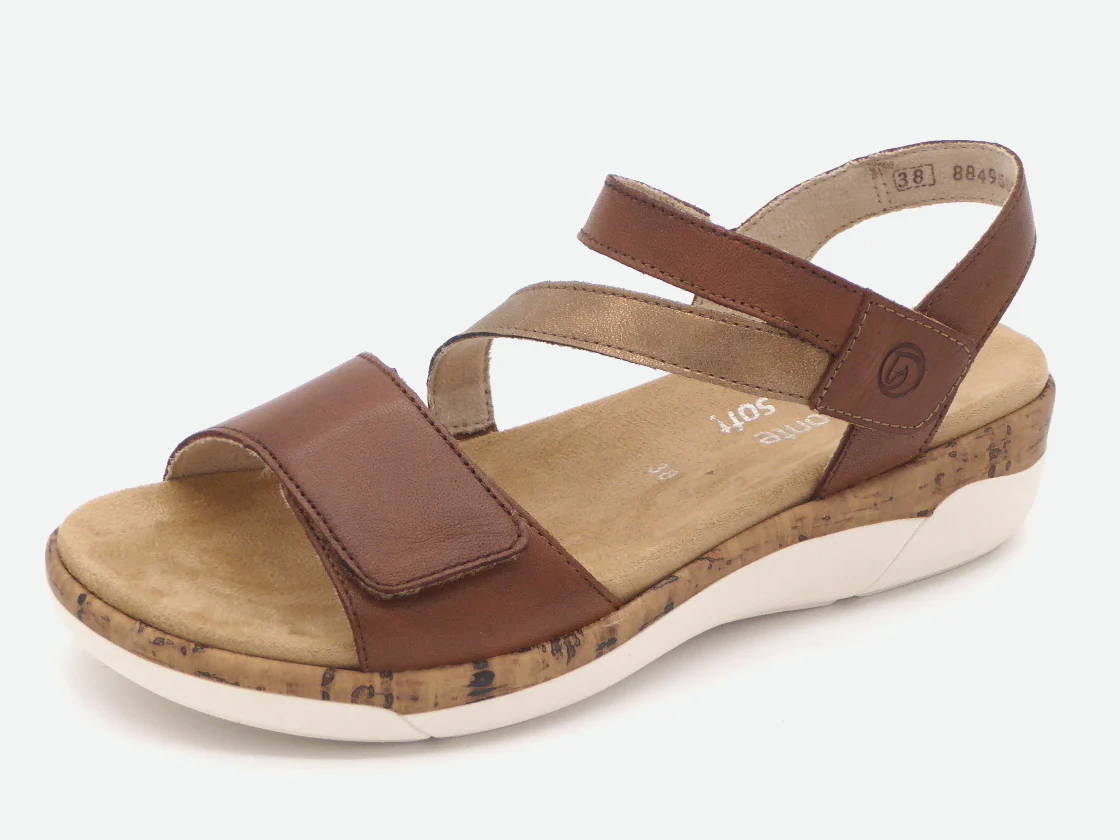 152-25-001 Dames Sandalen Sportief Remonte R6860-24 Middenbruin (2605) - Afbeelding 2