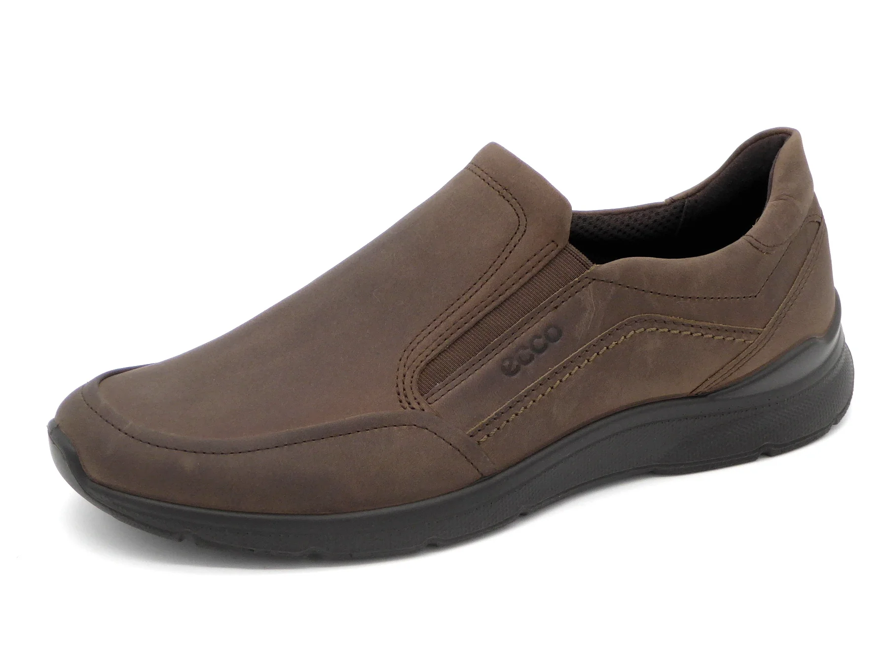 242-29-005 Heren Instappers Sportief Ecco Irving 511744-02072 Donkerbruin (2024)