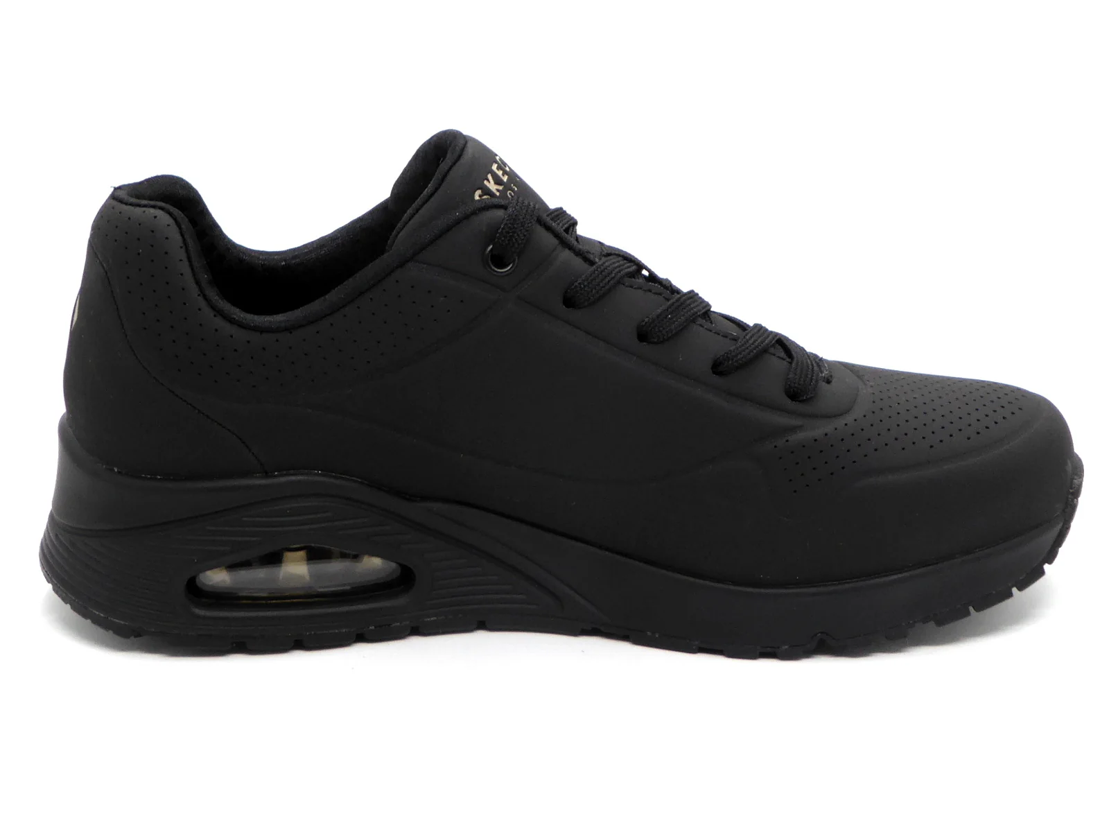 132-99-004 Dames Veterschoenen Sportief Skechers Uno Stand on Air 73690 BBK Zwart (1758) - Afbeelding 3