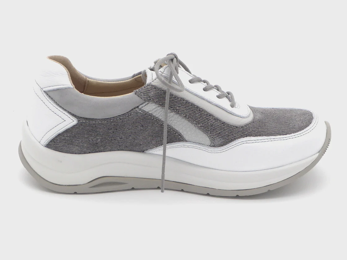 132-81-004 Dames Veterschoenen Sportief Wolky Cupar 0097591-200 Lichtgrijs (2554) - Afbeelding 3