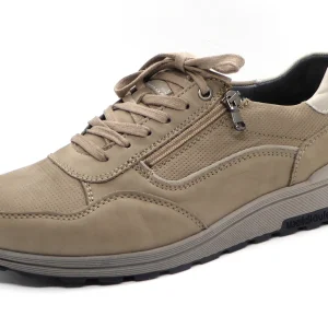 231-15-001 Heren Veterschoenen Comfort Waldlaufer 734007-414-060 Middenbeige Wijdte H (1935)