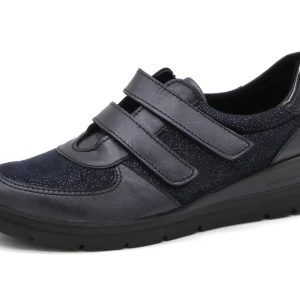 121-79-001 Dames Klittenband Schoenen Comfort Aco 0860-11261 Luna 51 Donkerblauw (2883)