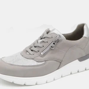 131-81-005 Dames Veterschoenen  Comfort Waldlaufer OrthoTritt 626K02-321-013 Lichtgrijs Wijdte K (2931)