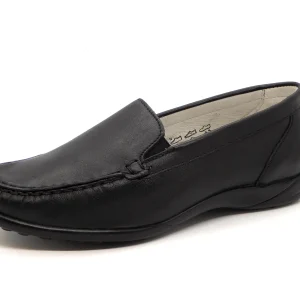 141-99-001 Dames Instappers Comfort Waldlaufer 640004-186-001 Zwart Wijdte K (450)