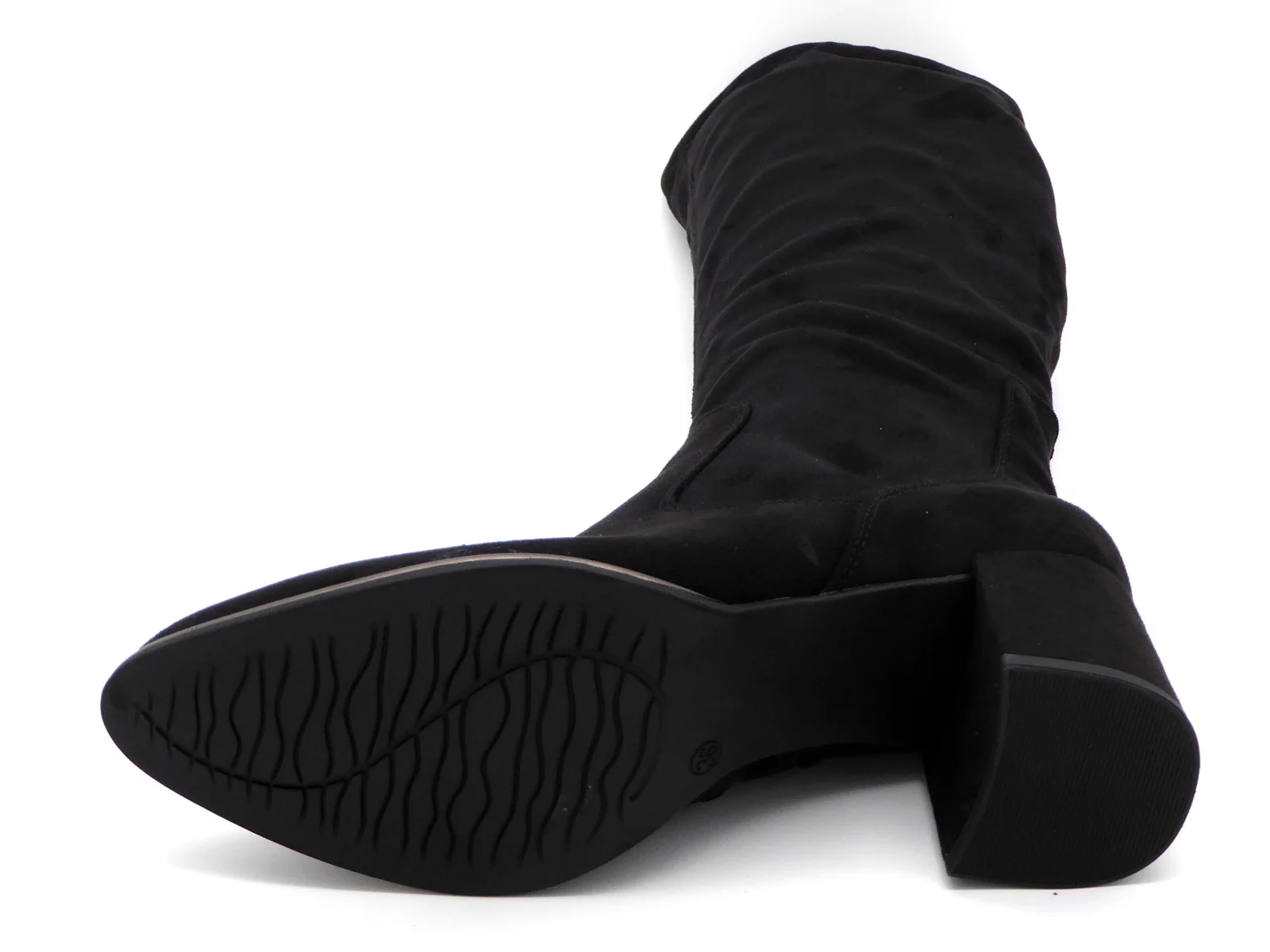 173-99-003 Dames Hoge Schoenen Laars Hak Marco Tozzi 25500-001 Zwart (2161) - Afbeelding 5