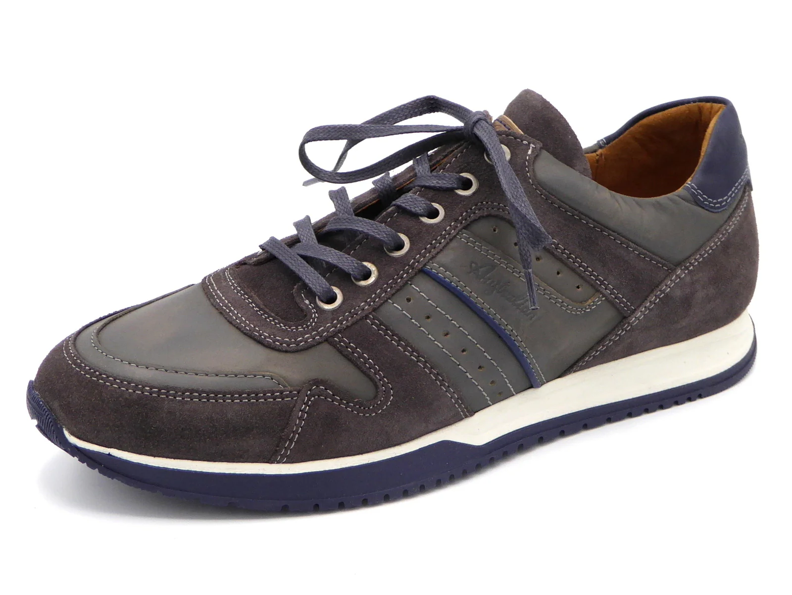 232-89-004 Heren Veterschoenen Sportief Australian Barletta 15.1432.01-K07 Donkergrijs (1409) - Afbeelding 2