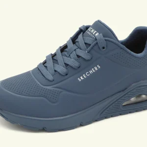 132-75-002 Dames Veterschoenen  Sportief Skechers Uno Stand On Air 73690 BLU Middenblauw  (2671)