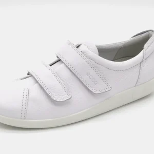 122-01-001 Dames Klittenband Schoenen Sportief Ecco Soft 2.0 / 206513-01002 Wit  (2638)