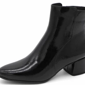 171-95-001 Dames Hoge Schoenen Boot Hak Marco Tozzi 25302-018 Zwart Lak (3373)