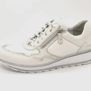 131-01-005 Dames Veterschoenen  Comfort Durea 6261-685-0175 Wit Wijdte H (2360)