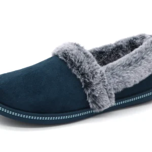 192-79-005 Dames Pantoffel-Gesloten Ongevoerd Skechers Cozy Campfire-Team Toasty 32777 NVY Donkerblauw  (2822)