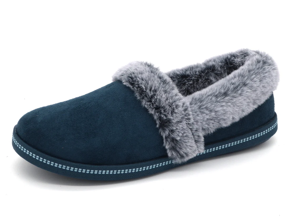 192-79-005 Dames Pantoffel-Gesloten Ongevoerd Skechers Cozy Campfire-Team Toasty 32777 NVY Donkerblauw (2822) - Afbeelding 2