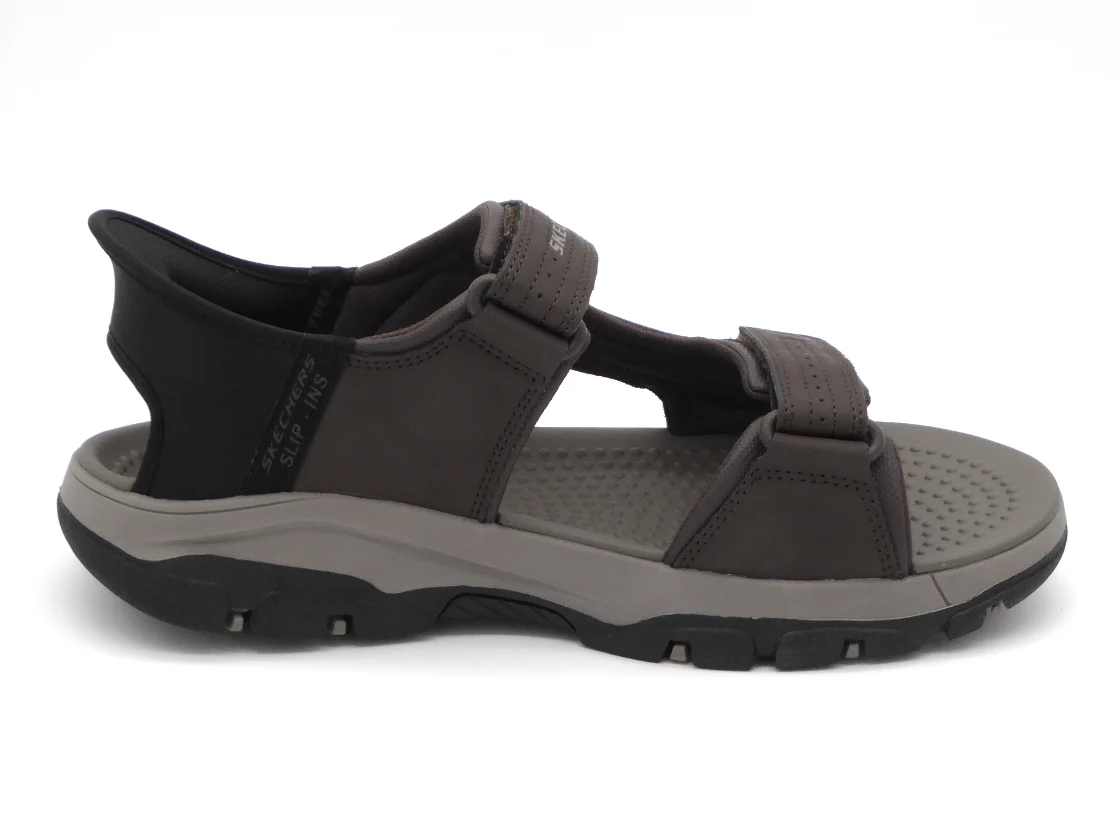 252-29-012 Heren Sandalen Sportief Skechers Tresmen-Reece 205289 CHOC Donkerbruin (3647) - Afbeelding 3