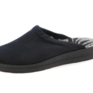183-79-001 Dames Pantoffel-Muilen Gevoerd Rohde 2291-50 Donkerblauw  (2263)