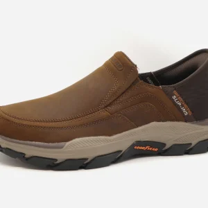 242-25-002 Heren Instappers Sportief Skechers Slip-ins Respected-Elgin 204810 CDB Middenbruin  (2400)