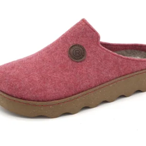 182-31-002 Dames Pantoffel-Muilen Ongevoerd Rohde 6120-40 Lichtrood  (3422)