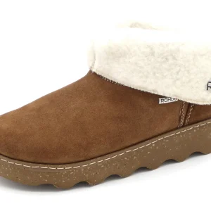 193-25-003 Dames Pantoffel-Gesloten Gevoerd Rohde 6128-76 Middenbruin  (2483)