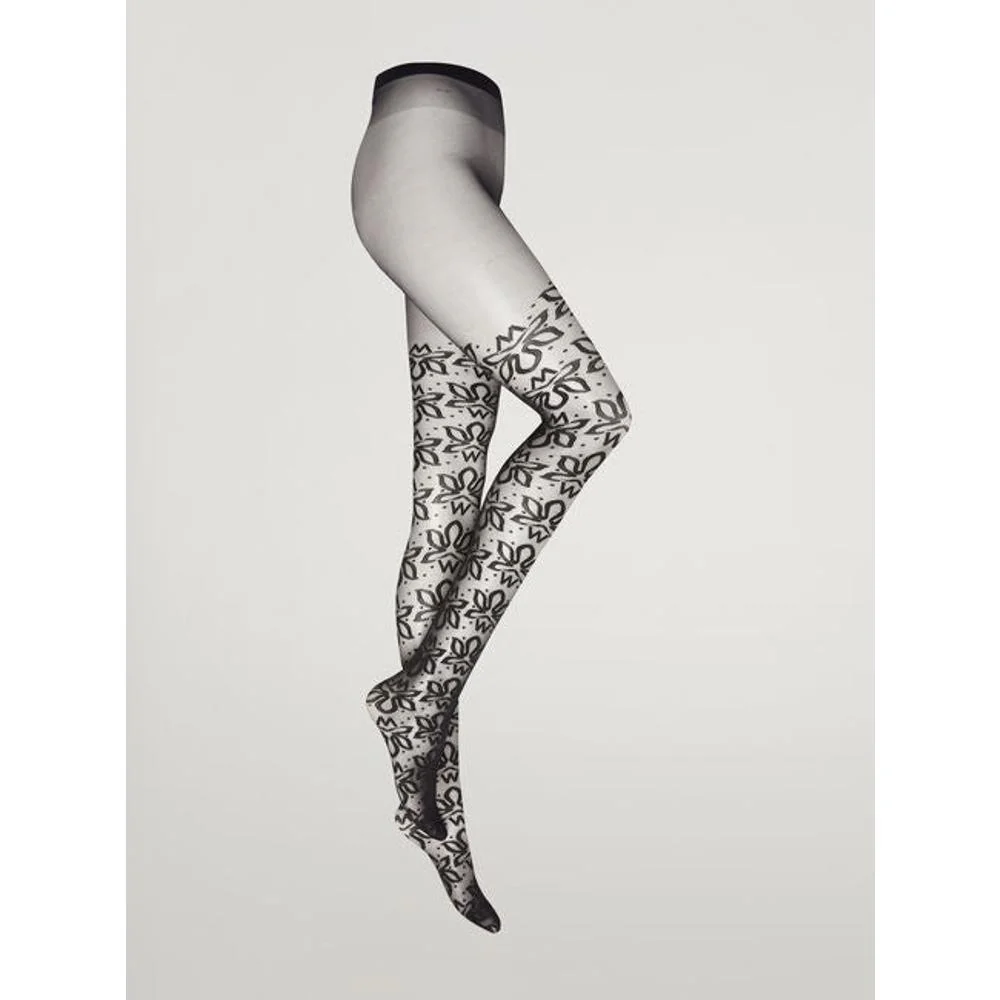 Monogram Flower Tights 14933 - Afbeelding 2